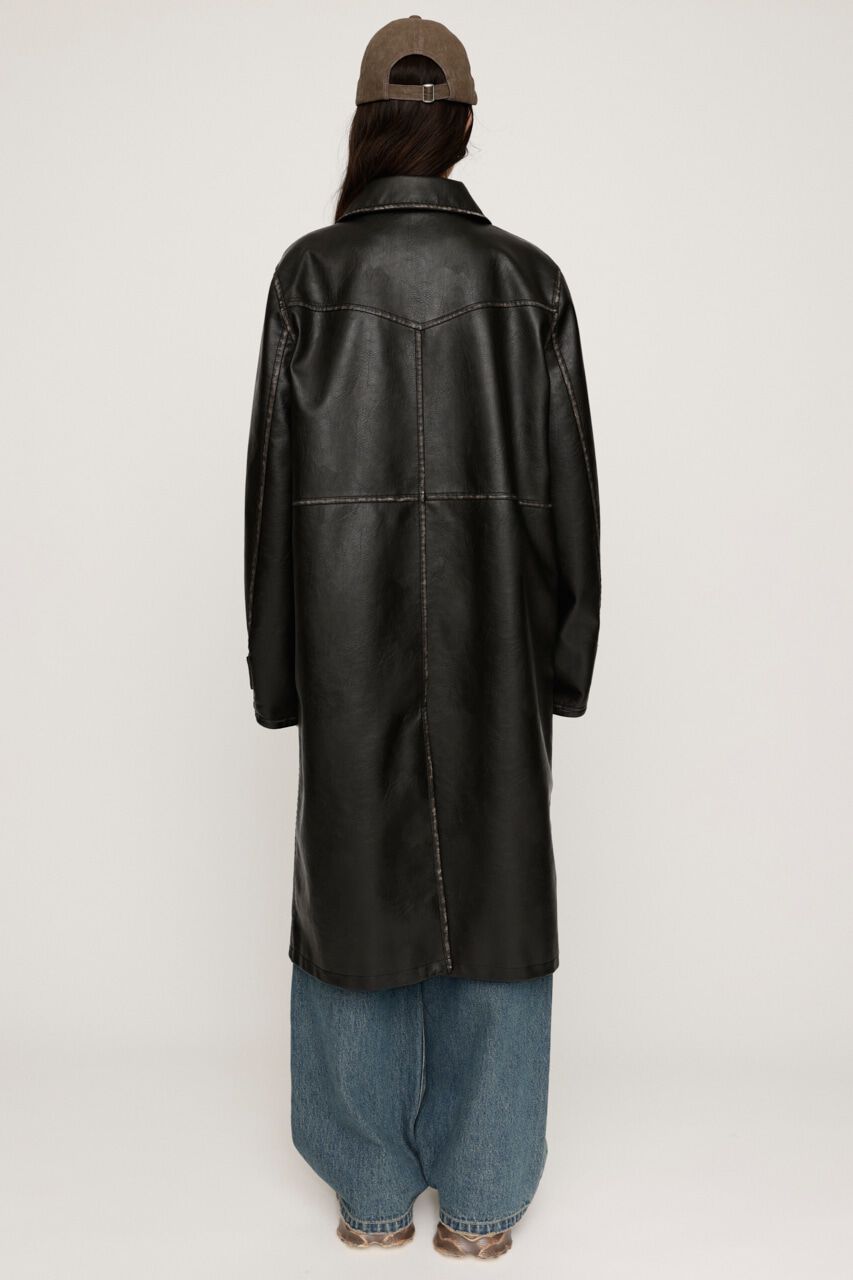 SLY「LONG F／LEATHER ジャケット」|その他|