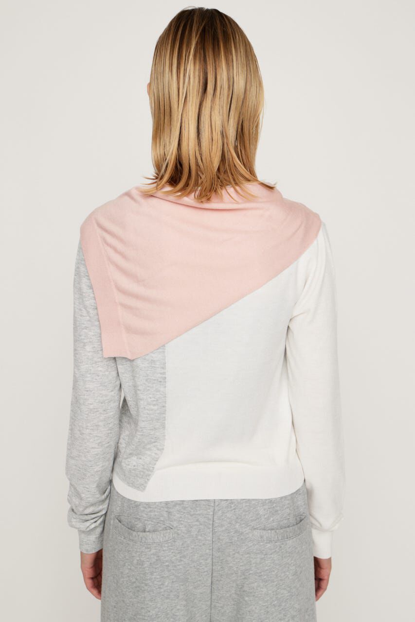 SLY「SLEEVE DOCKING KNIT トップス」|ニット・セーター|