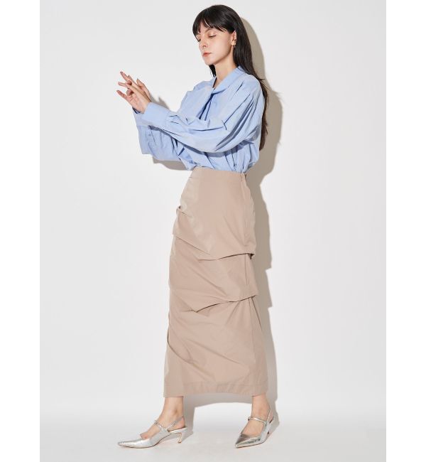 ELENDEEK「ASYME TUCK I-LINE SK」|スカート|