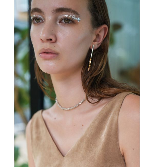 ELENDEEK「METAL BEADS STICK PIERCE」|ピアス|