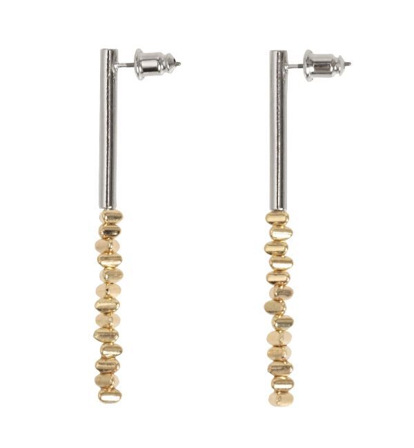 ELENDEEK「METAL BEADS STICK PIERCE」|ピアス|