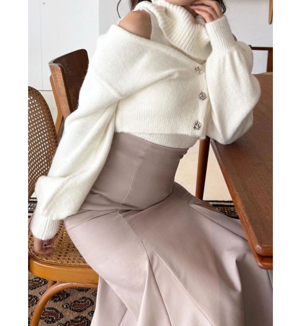 MERCURYDUO「オフタートルアンサンブル」|ニット・セーター|