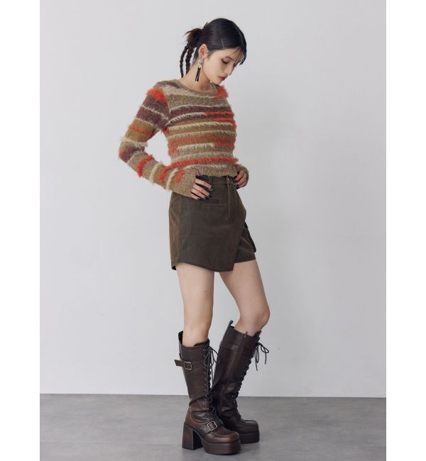 MURUA「ミックスエレメントニット」|ニット・セーター|