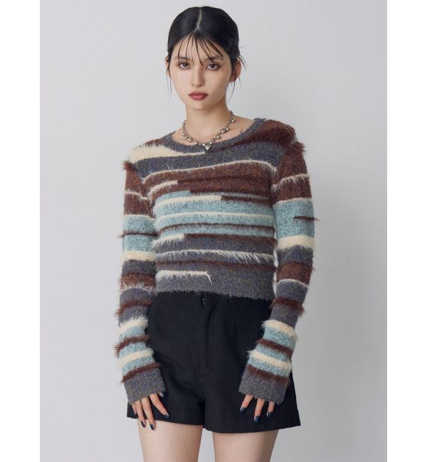 MURUA「ミックスエレメントニット」|ニット・セーター|