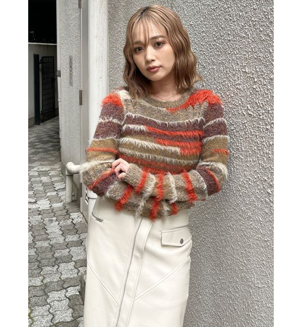 MURUA「ミックスエレメントニット」|ニット・セーター|
