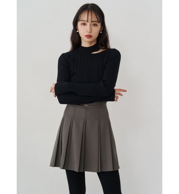 MURUA「ダブルプリーツミニスカート【セット販売対象】」|スカート|