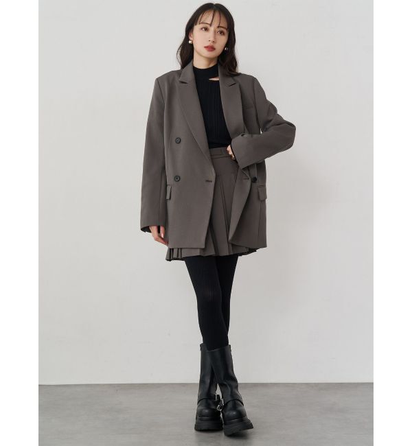 MURUA「ダブルプリーツミニスカート【セット販売対象】」|スカート|