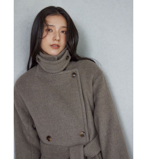 LAGUNAMOON「【REVIVAL】2WAYカラーロングコート」|ステンカラーコート|