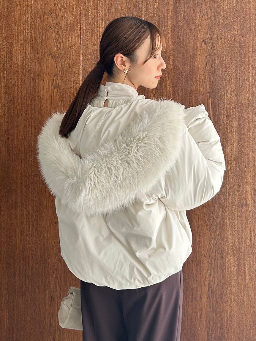 WEB限定カラーあり】西川フードファーショートダウン（SNIDEL