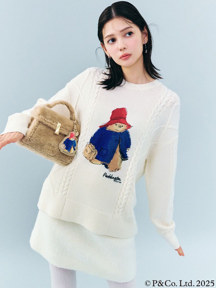 CELFORD「【パディントン(TM)&times;CELFORD】【リュタン】ビジュースタッズボアポシェット」|ショルダー・メッセンジャー|