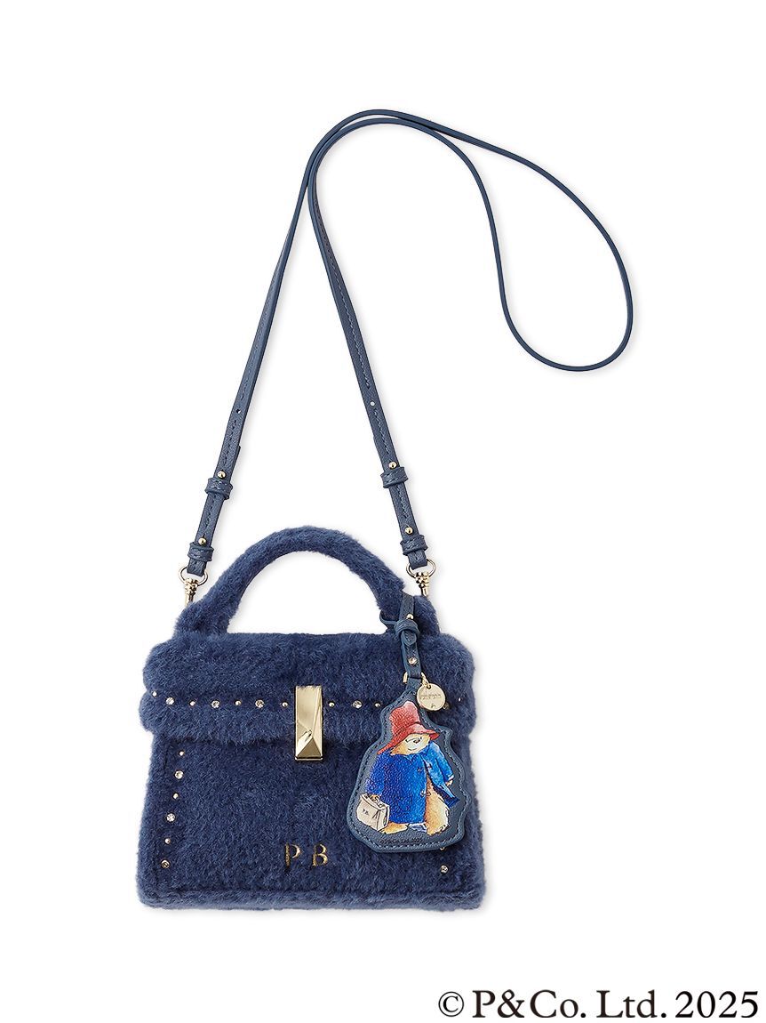 CELFORD「【パディントン(TM)&times;CELFORD】【リュタン】ビジュースタッズボアポシェット」|ショルダー・メッセンジャー|BLU