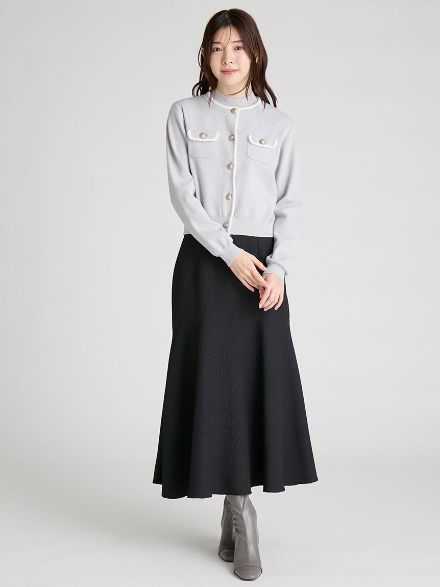 CELFORD「ファートリムニットアンサンブル」|ニット・セーター|