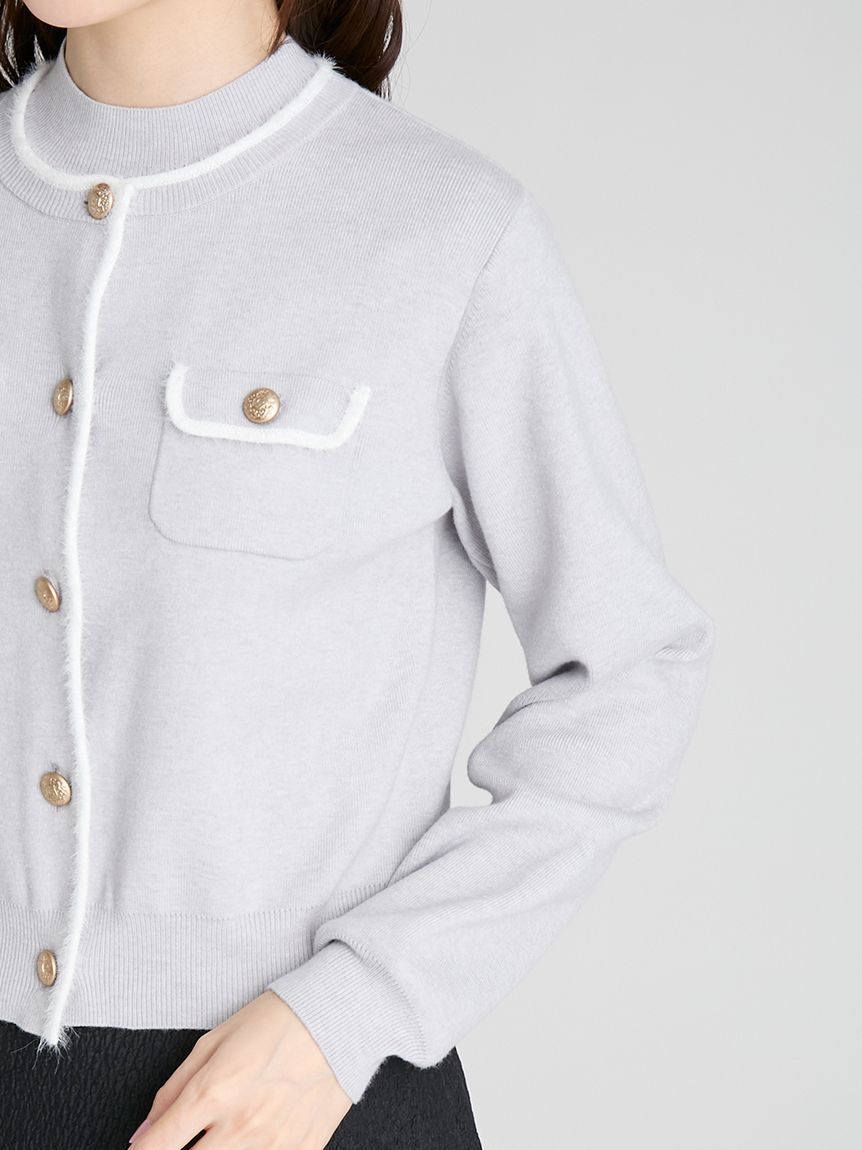 CELFORD「ファートリムニットアンサンブル」|ニット・セーター|