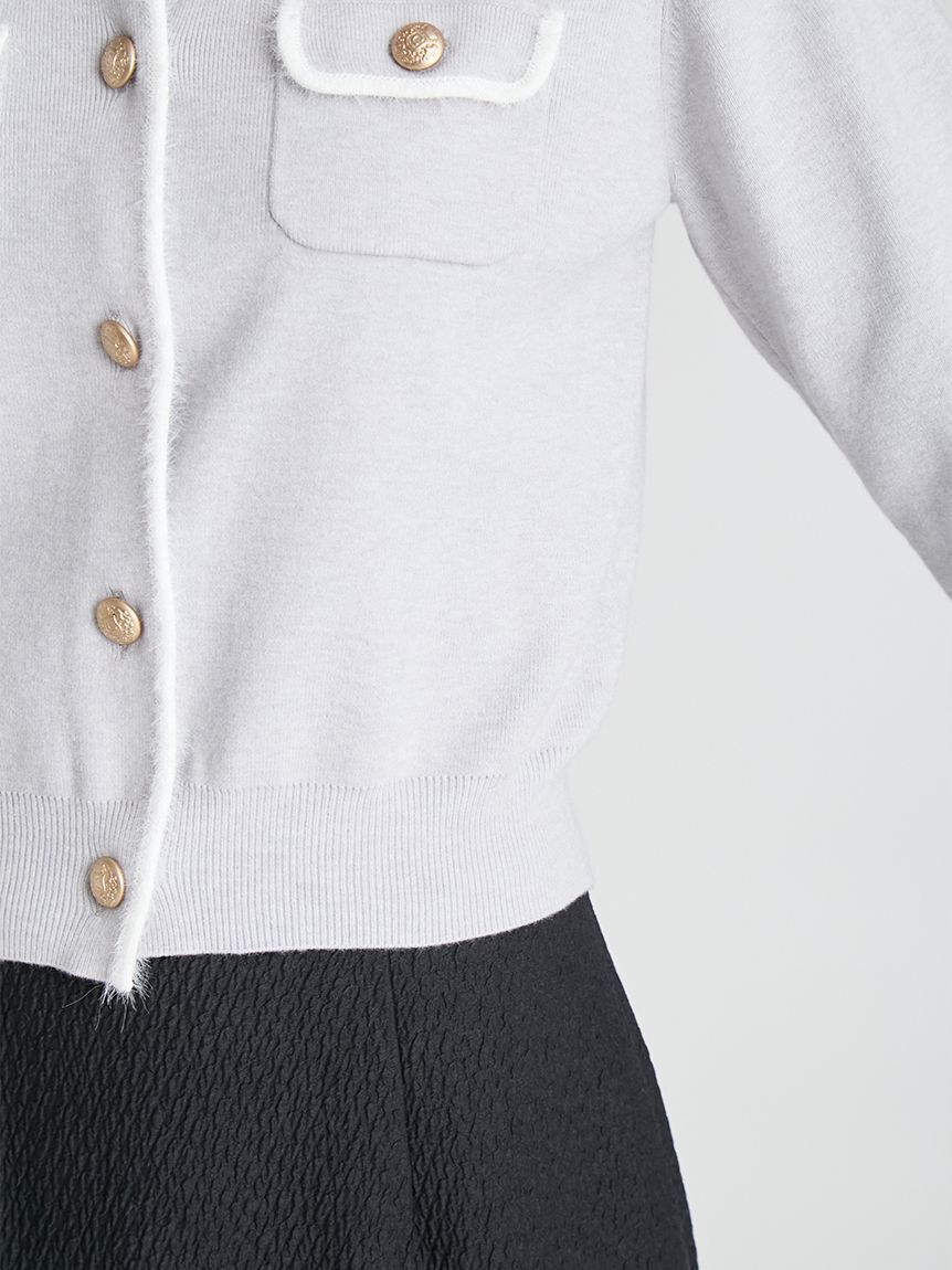 CELFORD「ファートリムニットアンサンブル」|ニット・セーター|