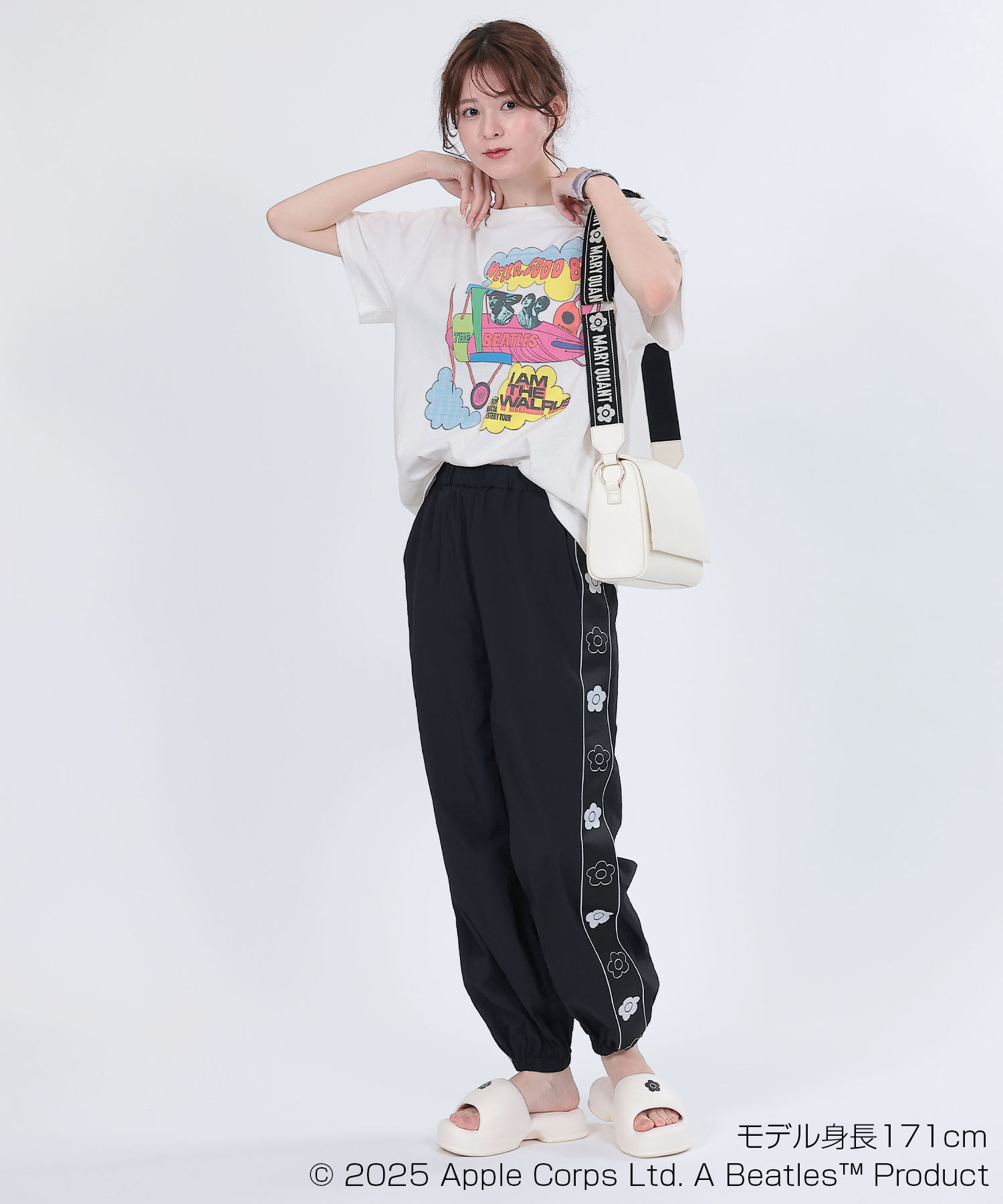 MARY QUANT「ビートルズハローグッドバイ Tシャツ」|Tシャツ・カットソー|
