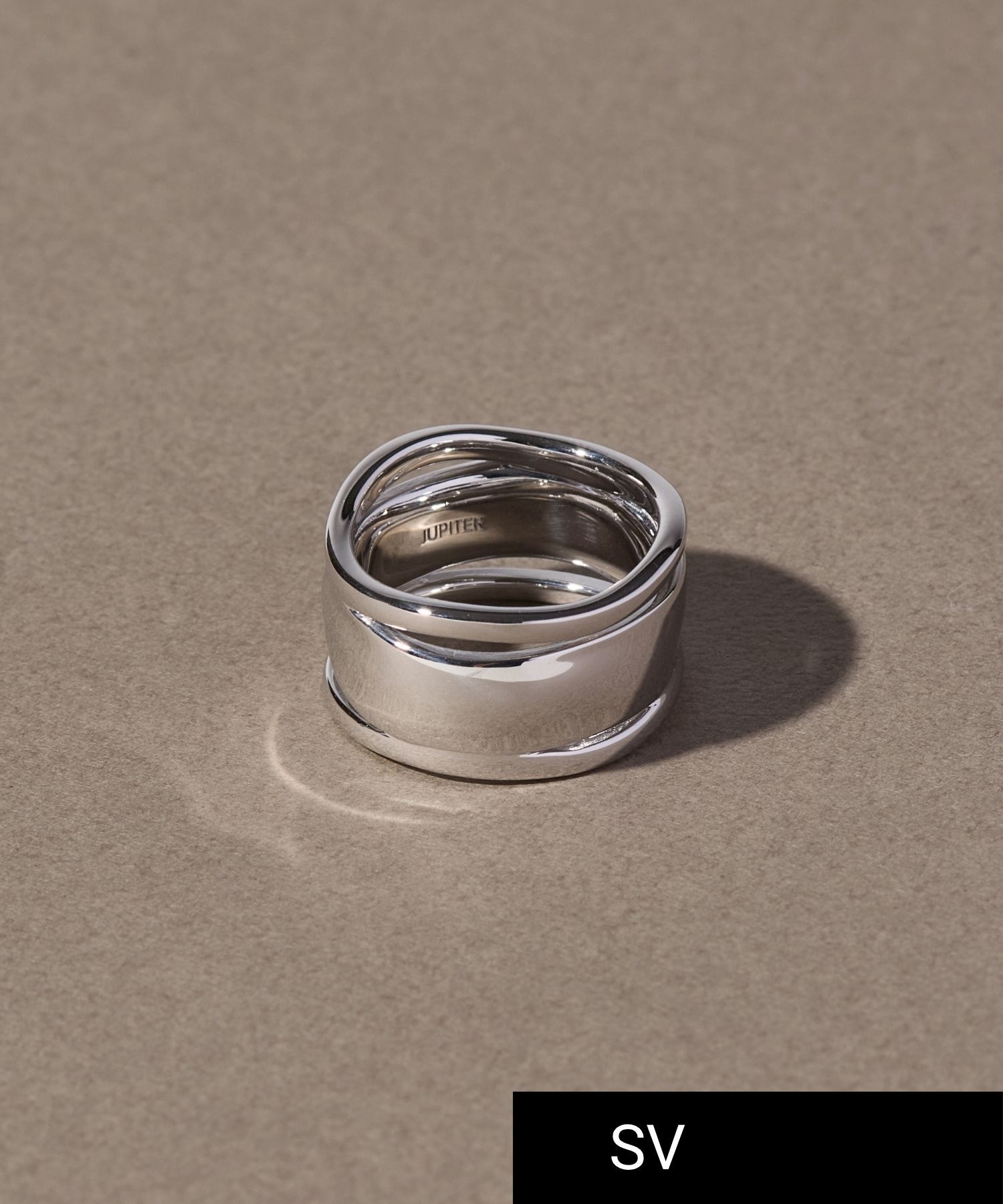 JUPITER「【SV925】ボリュームワイドシルバーリング」|リング|シルバー