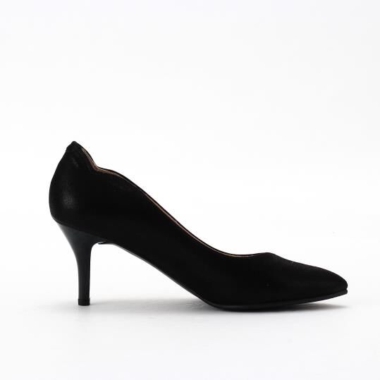 銀座かねまつ「LSBH2563METBLK 【本革】【防水】【Bウィズ】アクアベルスレンダーパンプス」|パンプス|