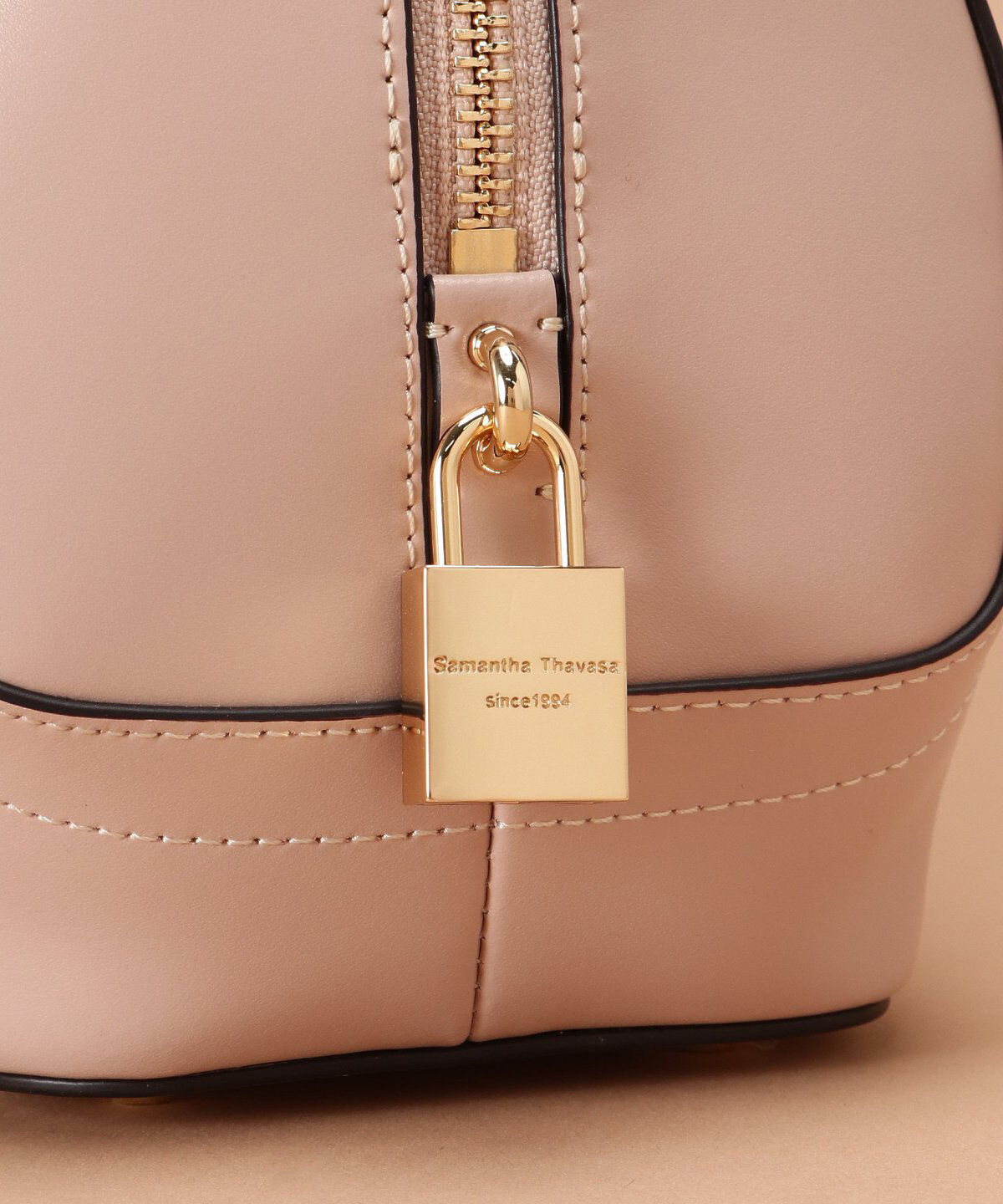 Samantha Thavasa「トラペズミニヨン ボストンバッグ 大サイズ」|ハンドバッグ|