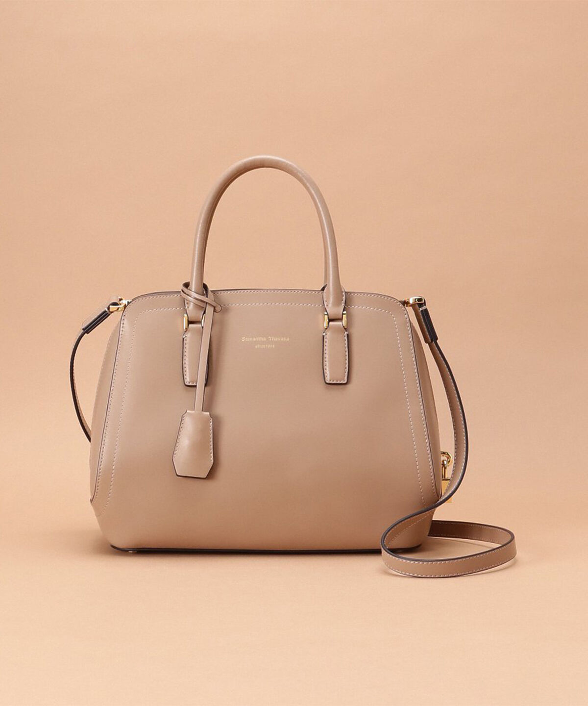 Samantha Thavasa「トラペズミニヨン ボストンバッグ 大サイズ」|ハンドバッグ|