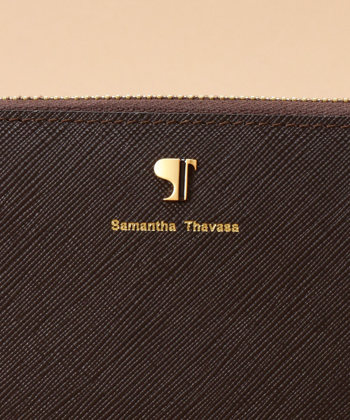 Samantha Thavasa「Pomme d'espoir ポムディスポワール バイカラーラウンドジップ長財布」|財布|