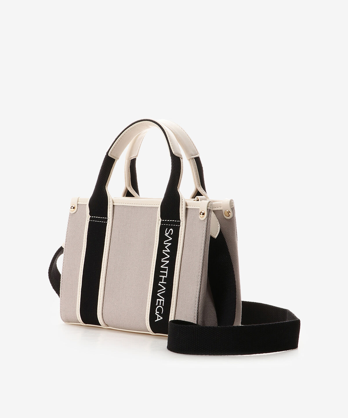 Samantha Vega「ロゴテープキャンバスショルダーバッグ（ミニ）」|ショルダー・メッセンジャー|