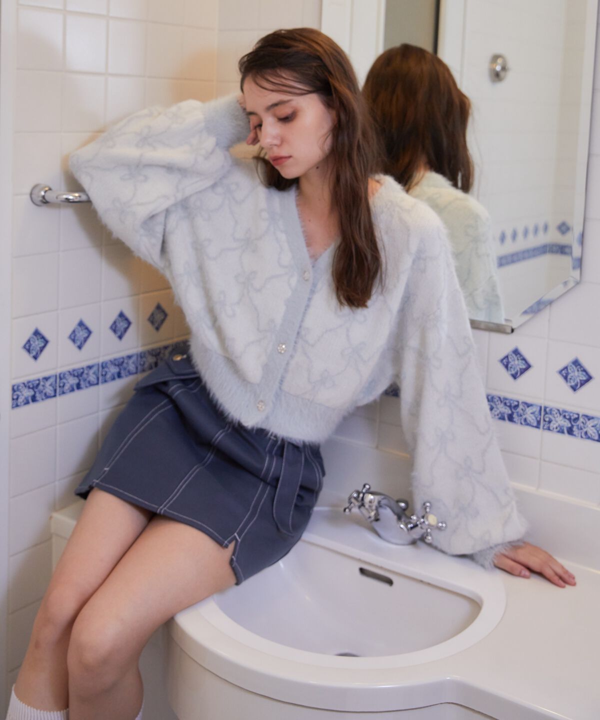 REDYAZEL「ポケットベルトミニスカート」|台形|