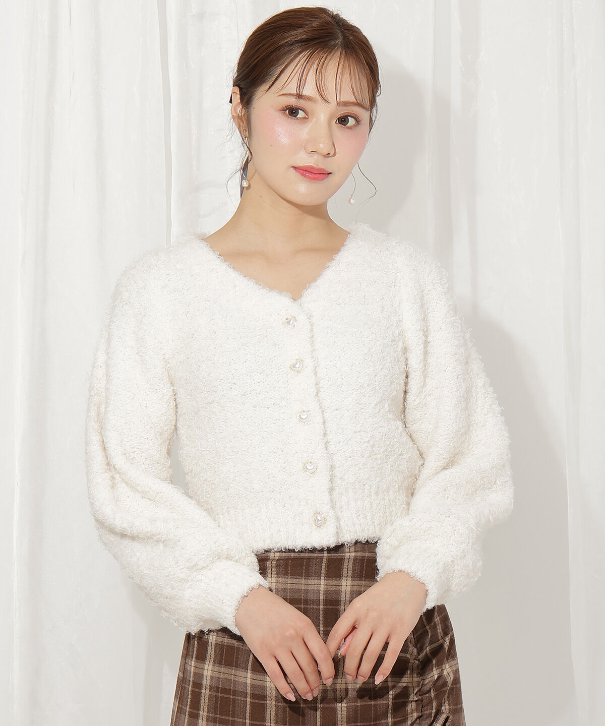 WILLSELECTION「テディヤーンニットカーディガン」|カーディガン|