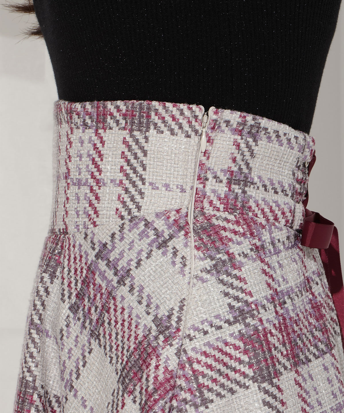 WILLSELECTION「オリジナルチェックスカート」|フレア|