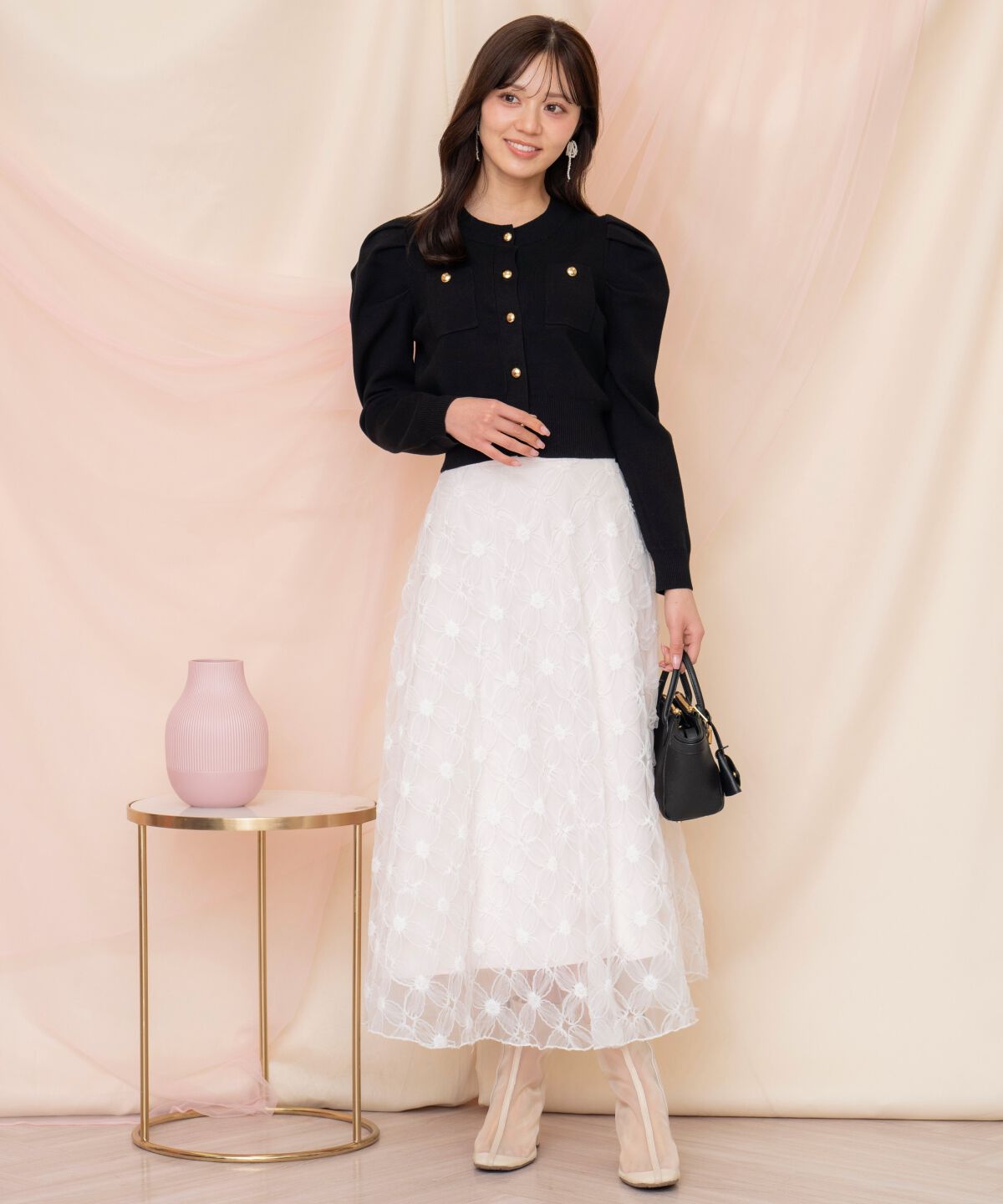 WILLSELECTION「ポケットデザインタックスリーブカーディガン」|カーディガン|