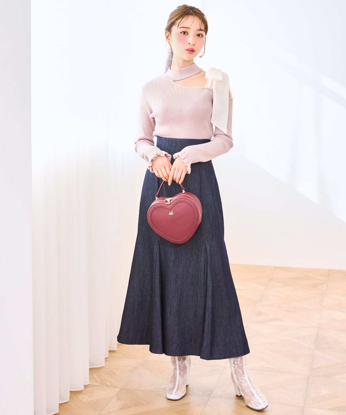 WILLSELECTION「ハイウエストマーメイドスカート」|フレア|