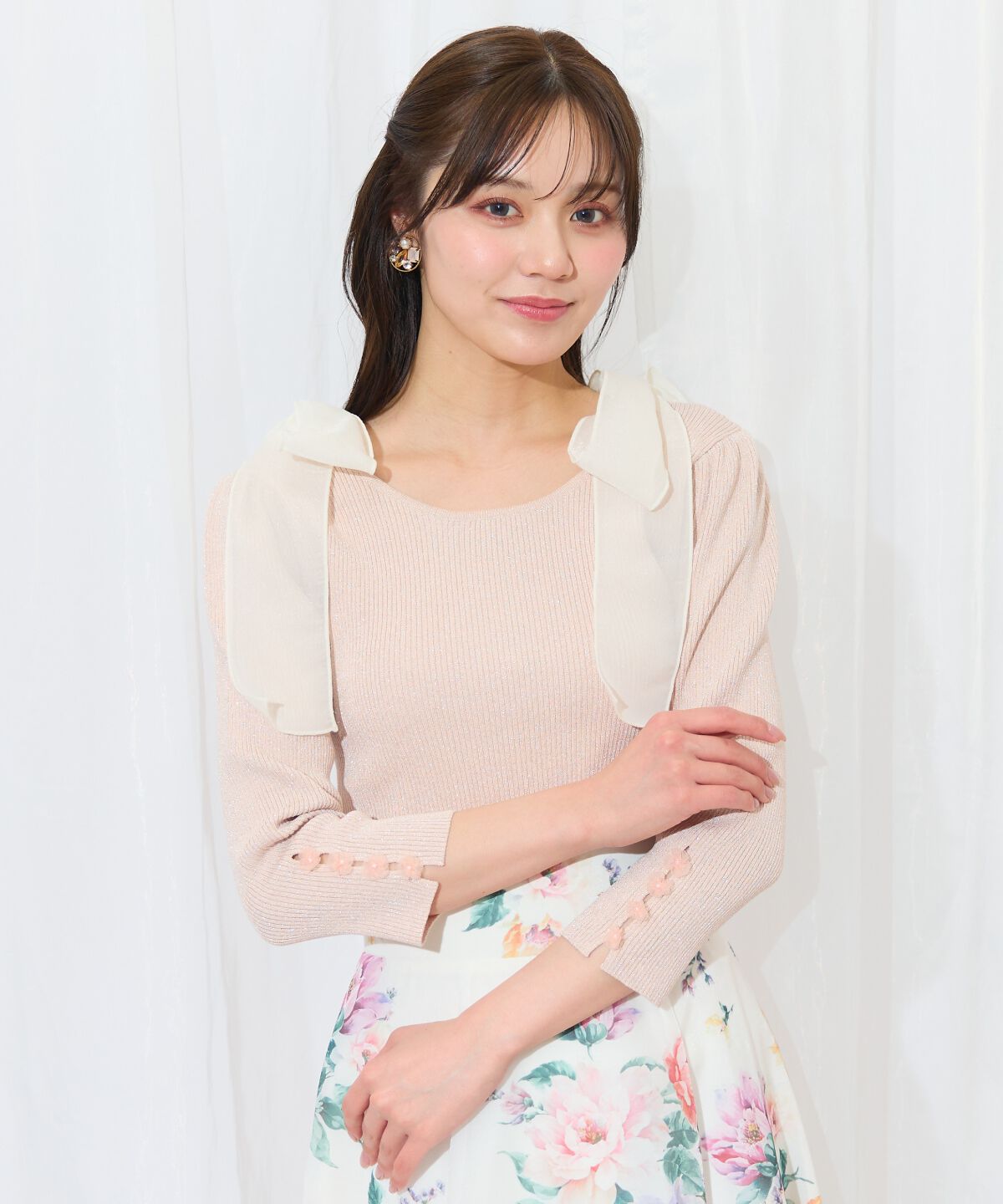 WILLSELECTION「ショルダーリボンテレコキャミソール」|キャミソール|