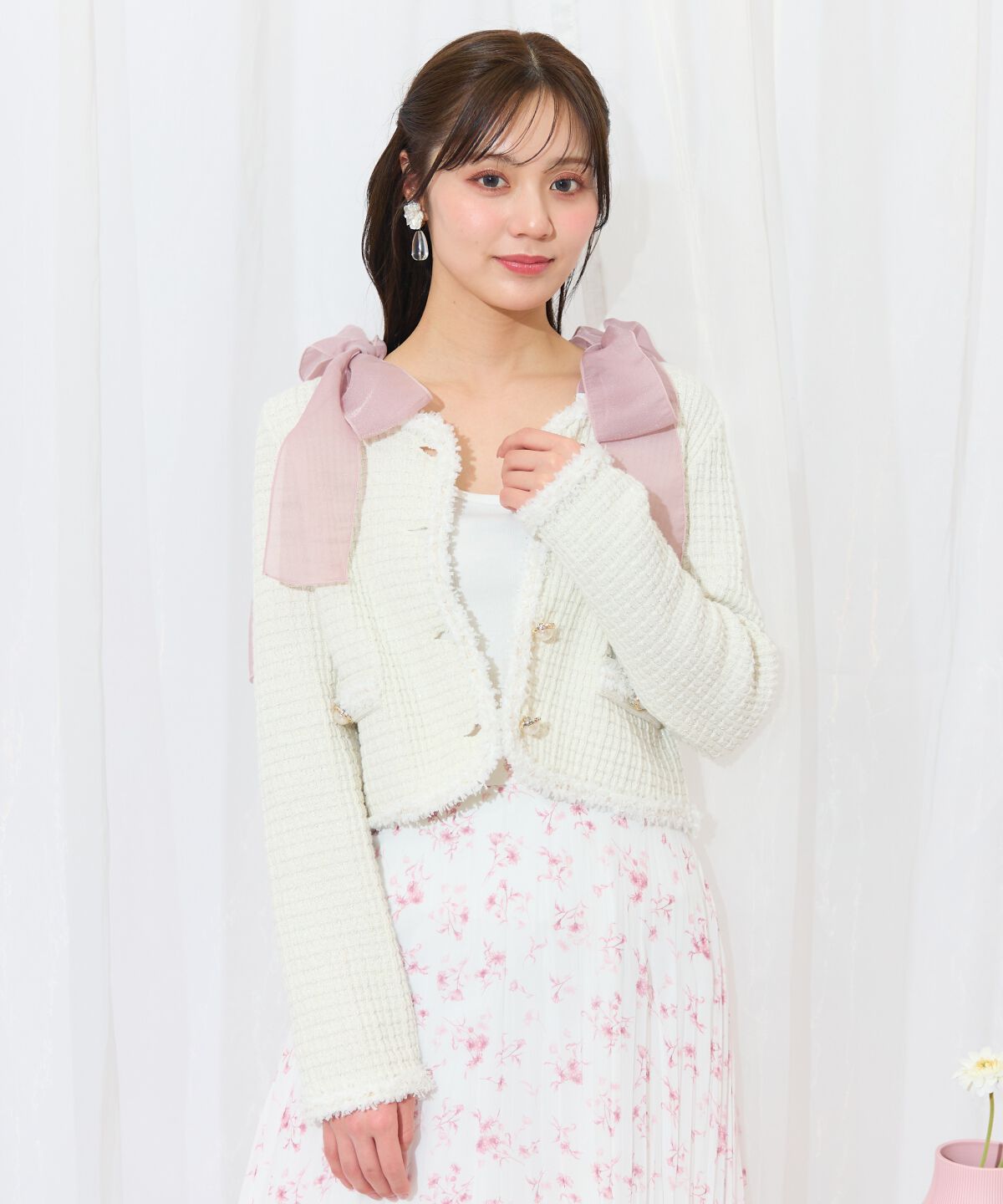 WILLSELECTION「ショルダーリボンテレコキャミソール」|キャミソール|