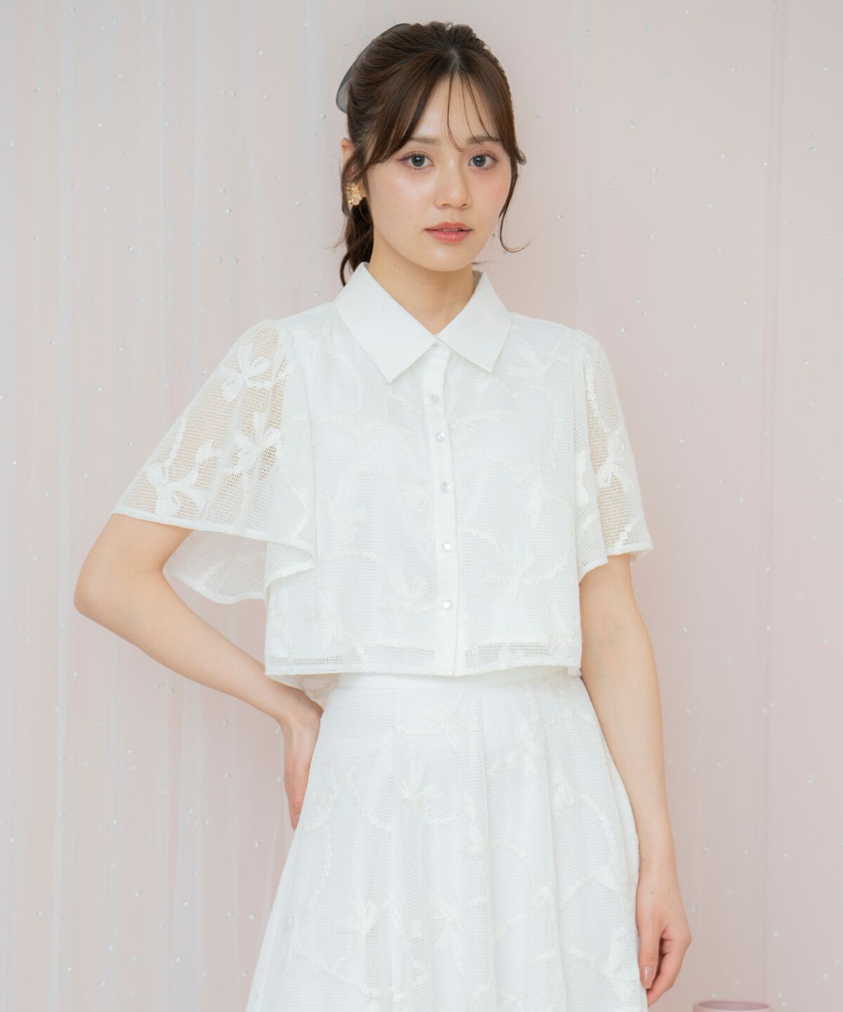 WILLSELECTION「リボンレースブラウス」|シャツ・ブラウス|