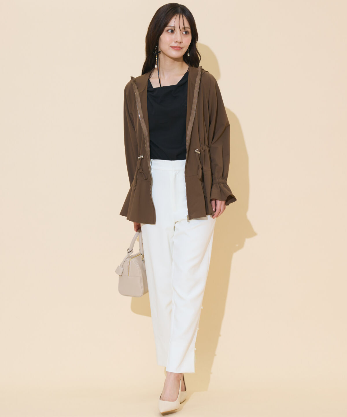 WILLSELECTION「UVカットペプラムブルゾン」|ブルゾン・スタジャン|