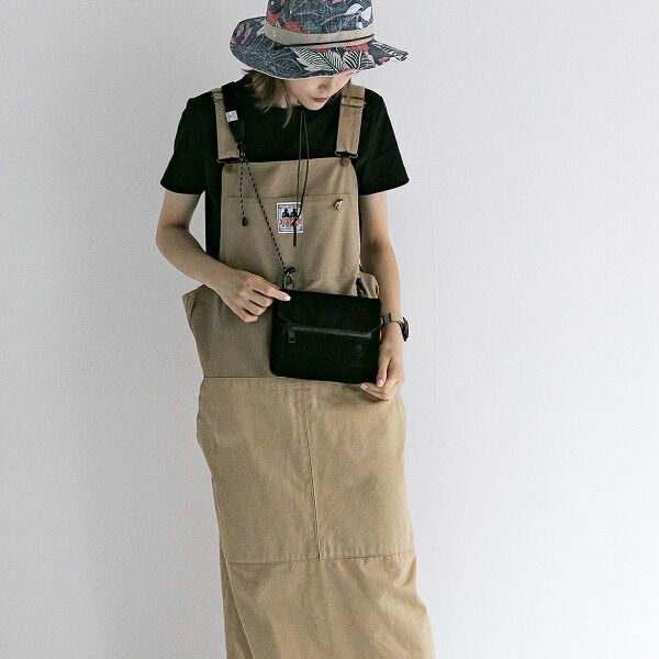 AS2OV「AS2OV / アッソブ WP SUEDE WALLET SHOULDER」|ショルダー・メッセンジャー|ブラック