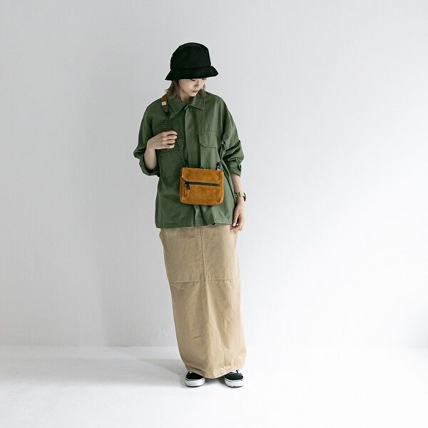 AS2OV「AS2OV / アッソブ WP SUEDE WALLET SHOULDER」|ショルダー・メッセンジャー|