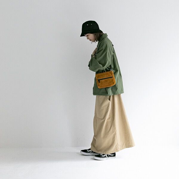 AS2OV「AS2OV / アッソブ WP SUEDE WALLET SHOULDER」|ショルダー・メッセンジャー|