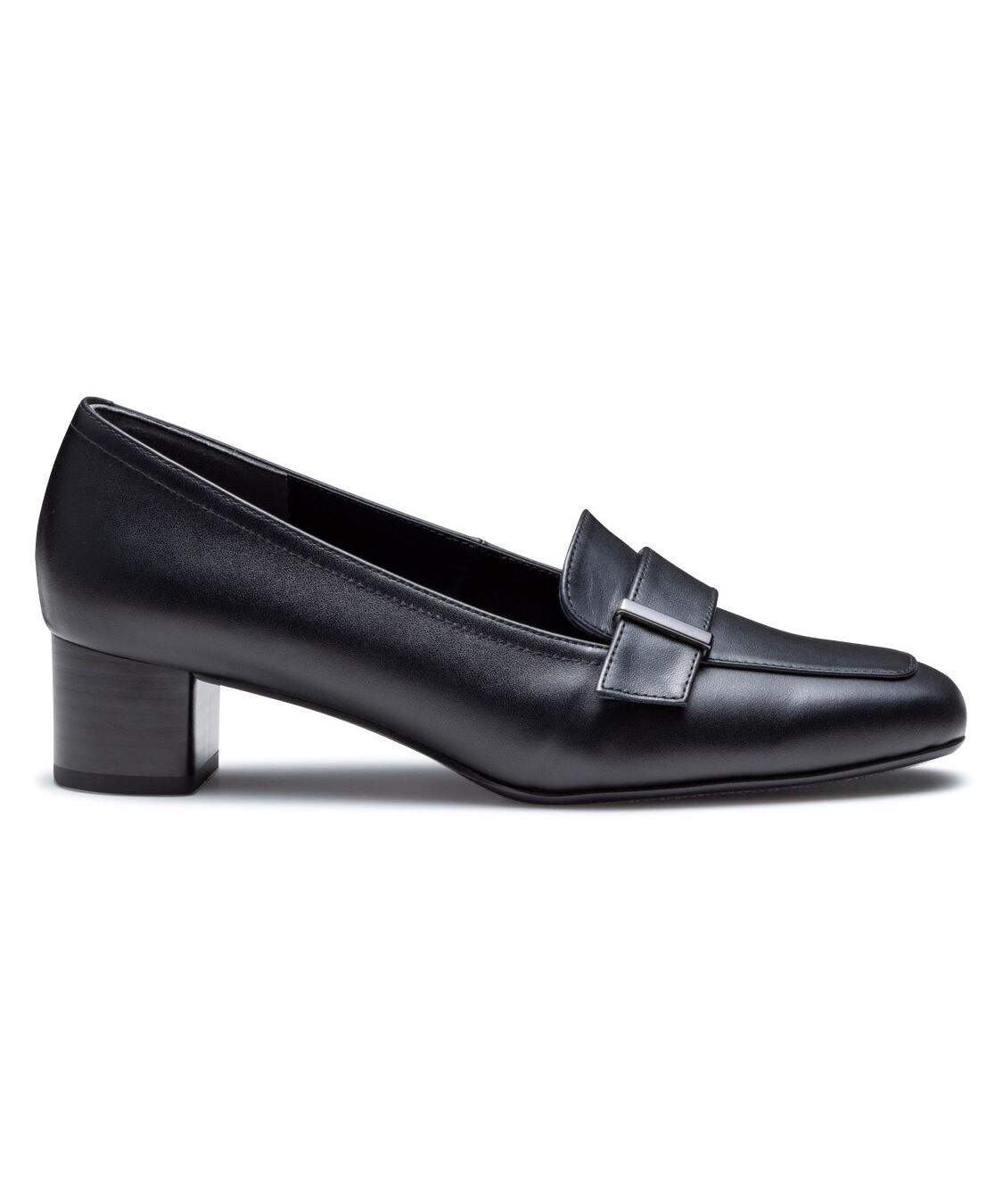 REGAL SHOES「REGAL 【新作】晴雨兼用ヒールローファー【ヒール40mm】　商品コード：F57RBJ」|パンプス|ブラック