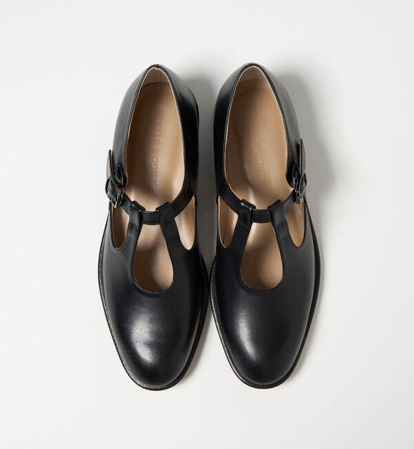 ODETTE E ODILE「ダブルTストラップ フラット25&uarr;」|ローファー|