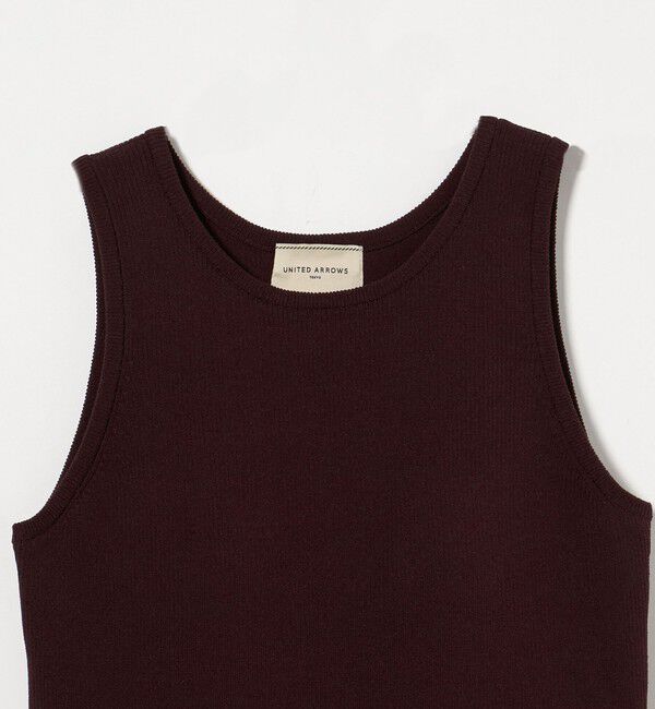 UNITED ARROWS「カップ付き ニットアメリカンスリーブタンクトップ」|タンクトップ|