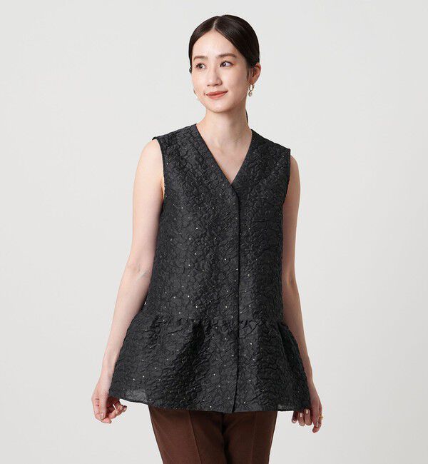 UNITED ARROWS「ジャガード ベスト」|ベスト・ジレ|