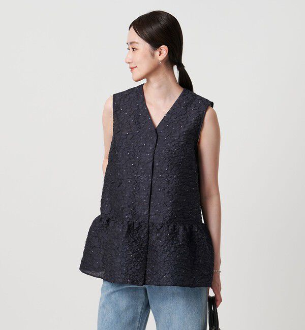 UNITED ARROWS「ジャガード ベスト」|ベスト・ジレ|