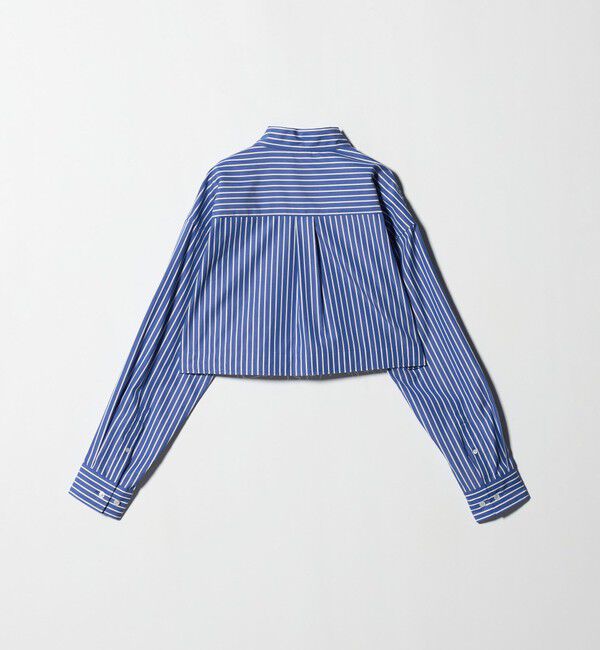 ASTRAET「＜ASTRAET＞ストライプ クロップド レギュラーカラーシャツ」|シャツ・ブラウス|