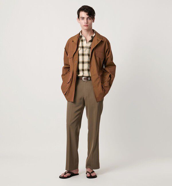 UNITED ARROWS「ハイツイスト オンブレーチェック ウエスタンシャツ 「SLOW &　」」|シャツ・ブラウス|