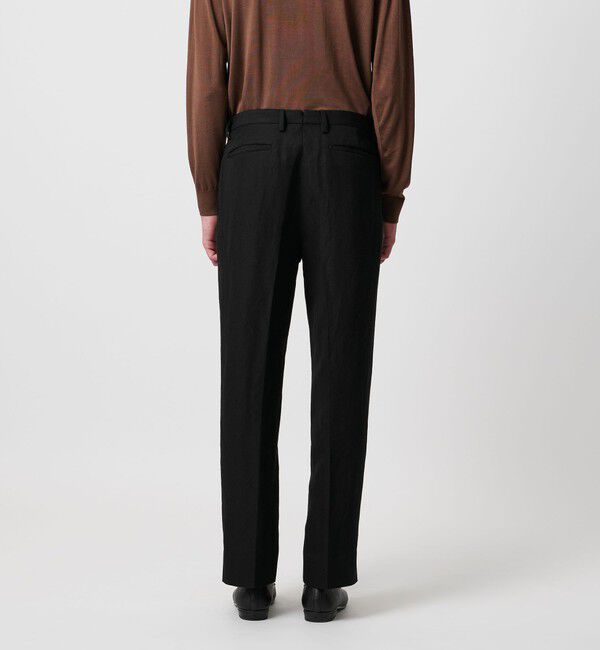 UNITED ARROWS「＜SOVEREIGN＞カシミヤ リネン サキソニー ストレートパンツ」|スラックス|