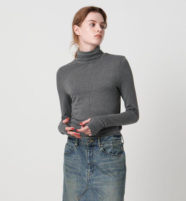 ASTRAET「＜ASTRAET＞テンジク タートルネックカットソー」|Tシャツ・カットソー|