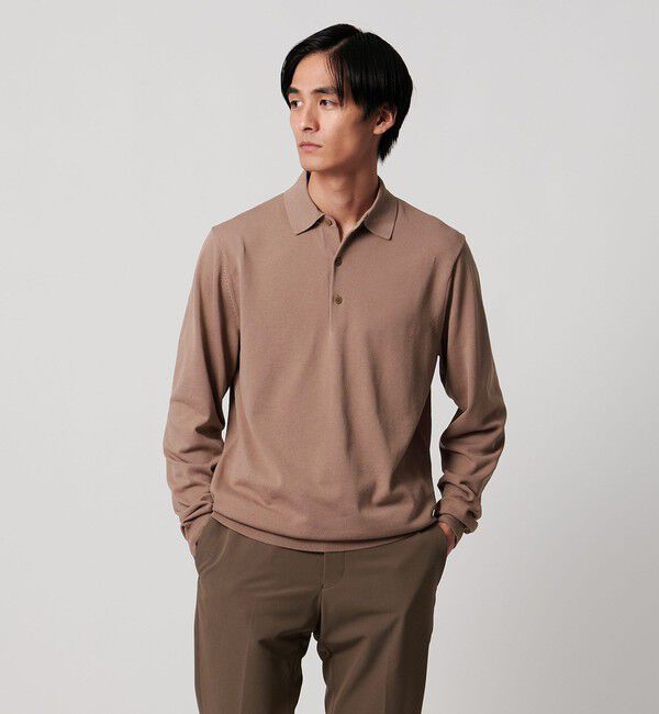 UNITED ARROWS「ニットポロシャツ UA COZY ウォッシャブル」|ポロシャツ|