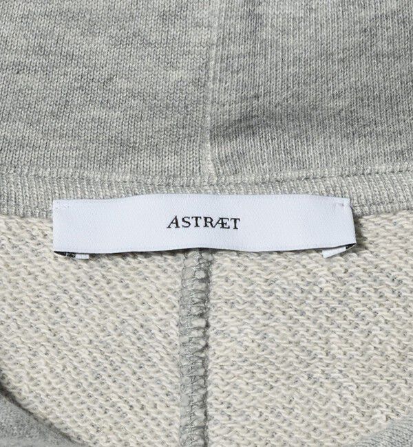 ASTRAET「＜ASTRAET＞ ウラケ ソデジップ プルオーバーパーカー」|パーカー|