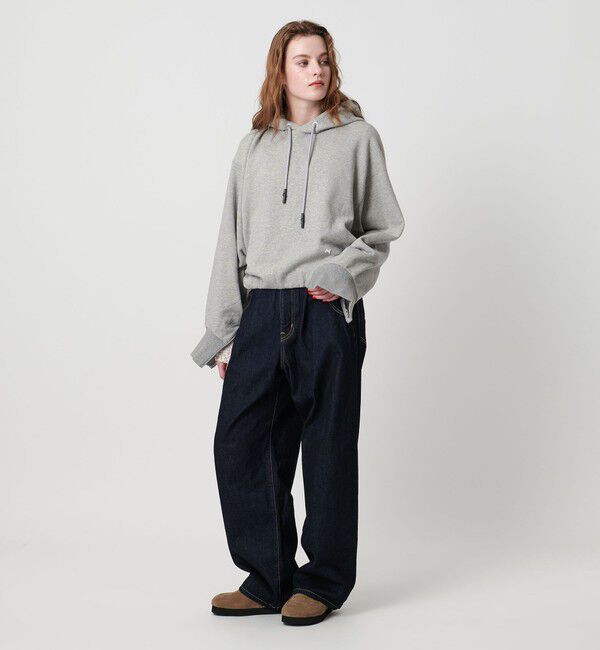 ASTRAET「＜ASTRAET＞ ウラケ ソデジップ プルオーバーパーカー」|パーカー|