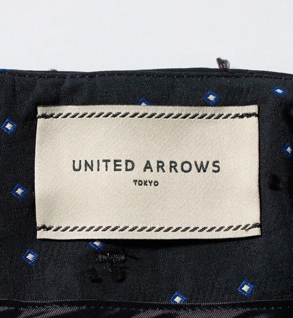 UNITED ARROWS「ダイヤ ドット スリムパンツ ‐ウォッシャブル‐」|チノ|